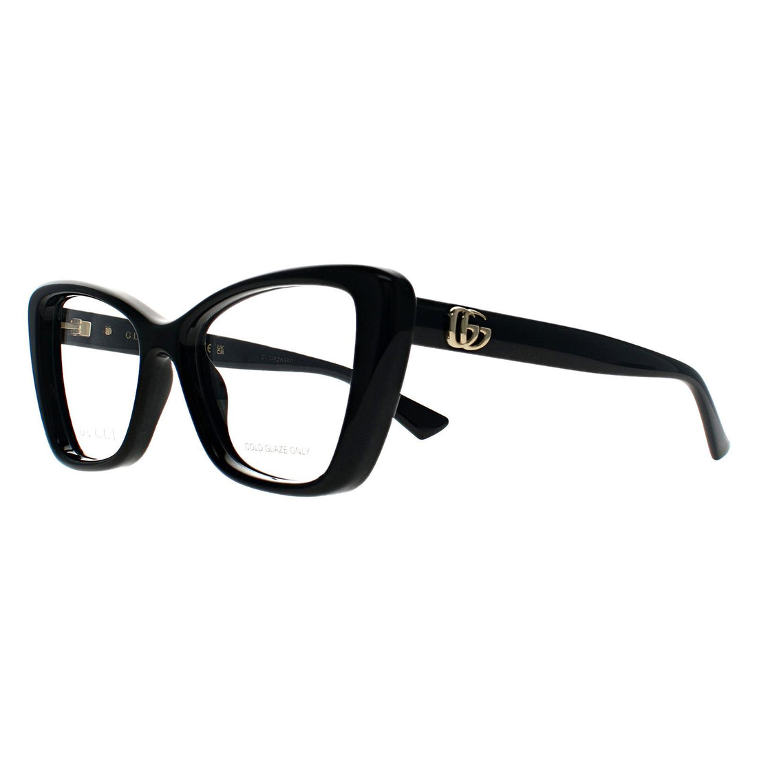 Gucci Glasses Frames GG1977O 001 Shiny Black Women