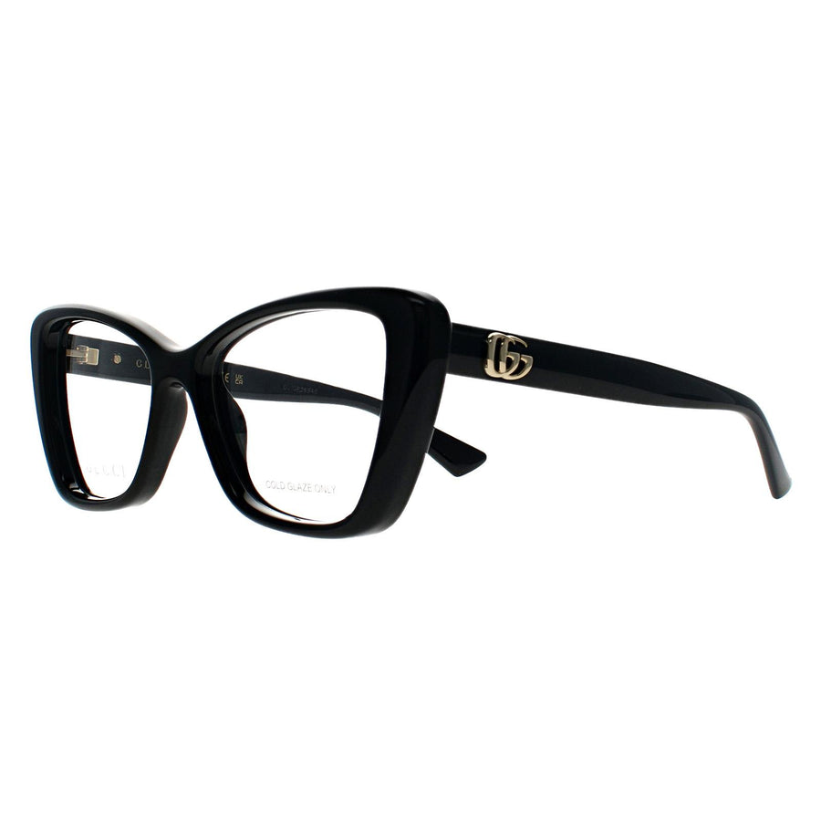 Gucci Glasses Frames GG1977O 001 Shiny Black Women