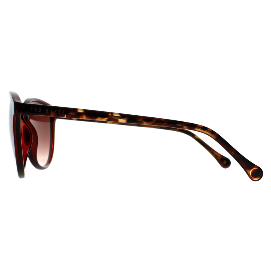 Ted Baker Sunglasses TB1442 Tierney 200 Burgundy Brown Gradient