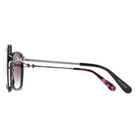 Ted Baker Sunglasses TB1773 Vallie 001 Gloss Solid Black Dark Grey Gradient