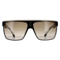 Carrera 22/N Sunglasses Black Gold Brown Gradient