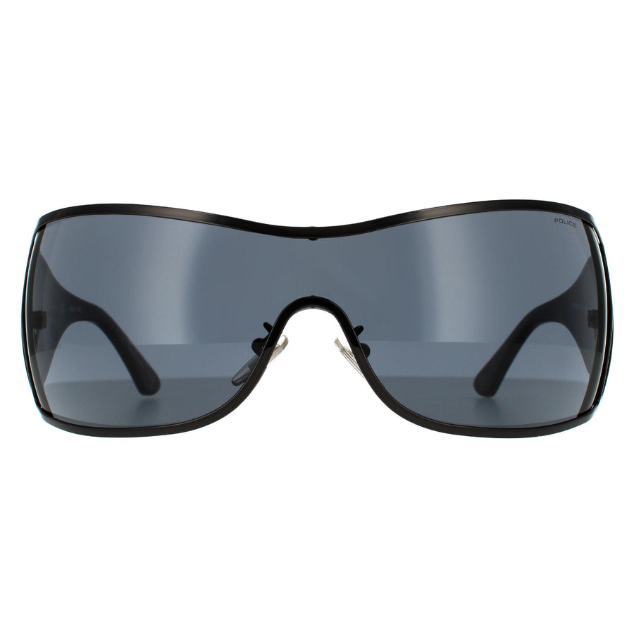 Police S8103V Origins 9 Sunglasses Shiny Gunmetal / Smoke