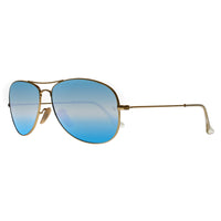 Ray-Ban Sunglasses Cockpit 3362 112/17 Matt Gold Blue Mirror