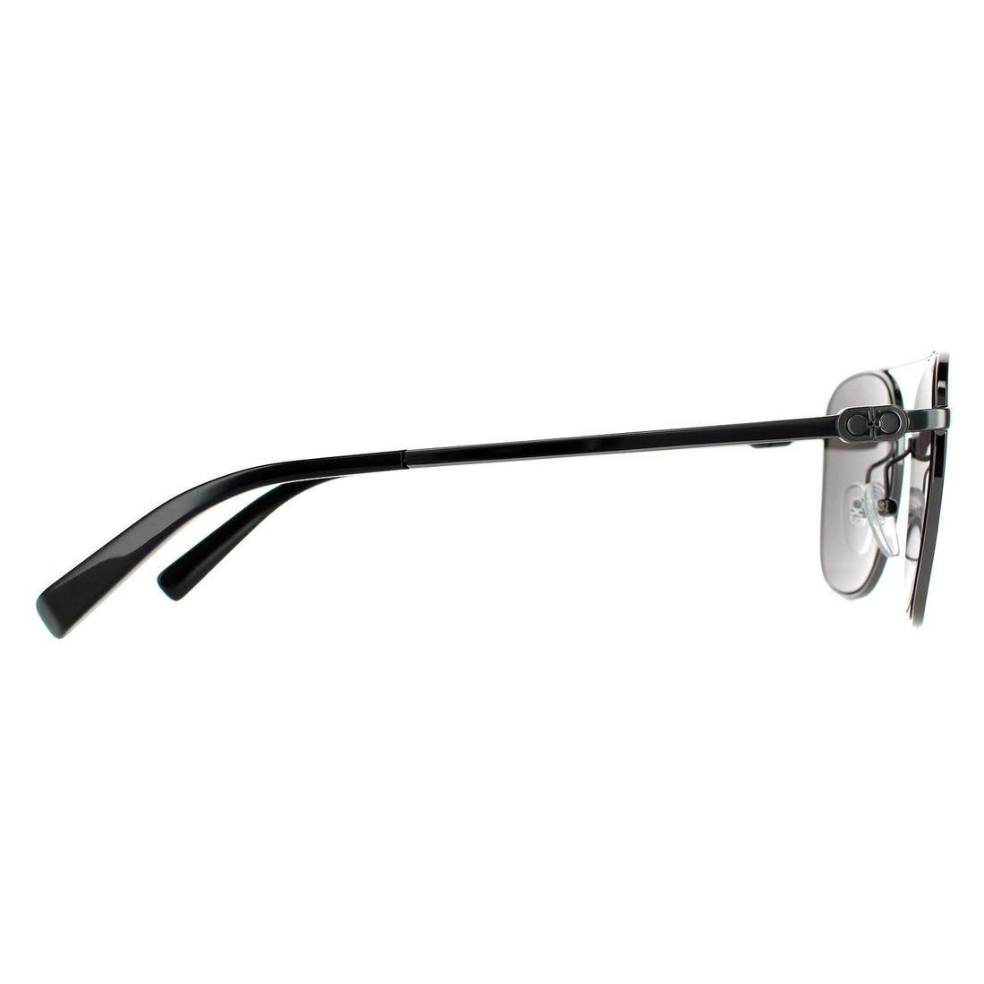 Salvatore Ferragamo Sunglasses SF158S 015 Dark Gunmetal Smoke Grey