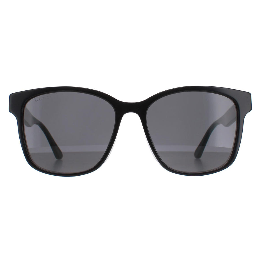 Gucci Sunglasses GG0417SK 001 Black Green and Red Grey