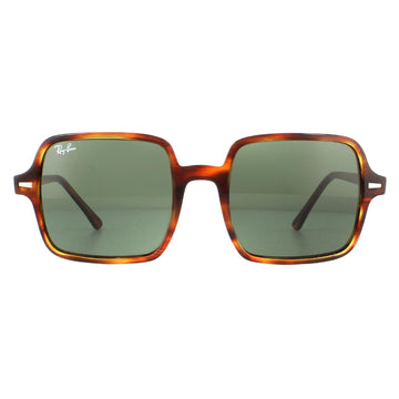Ray-Ban Sunglasses RB1973 954/31 Striped Havana Green Classic G-15