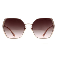 Guess Sunglasses GU7843 28Z Shiny Rose Gold Brown Gradient