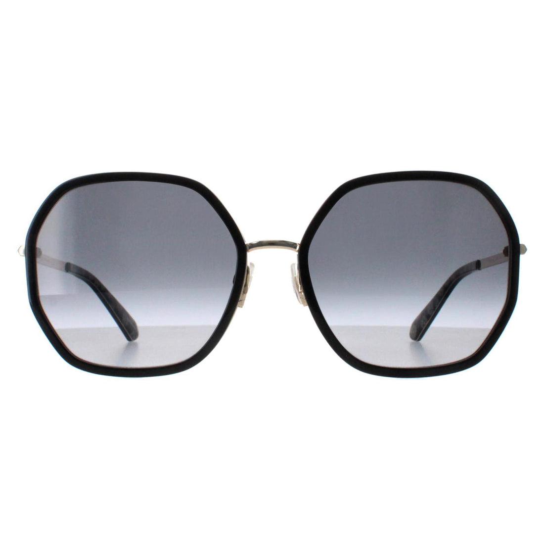 Kate Spade Sunglasses Nicola/G/S RHL 9O Gold Black Grey Gradient