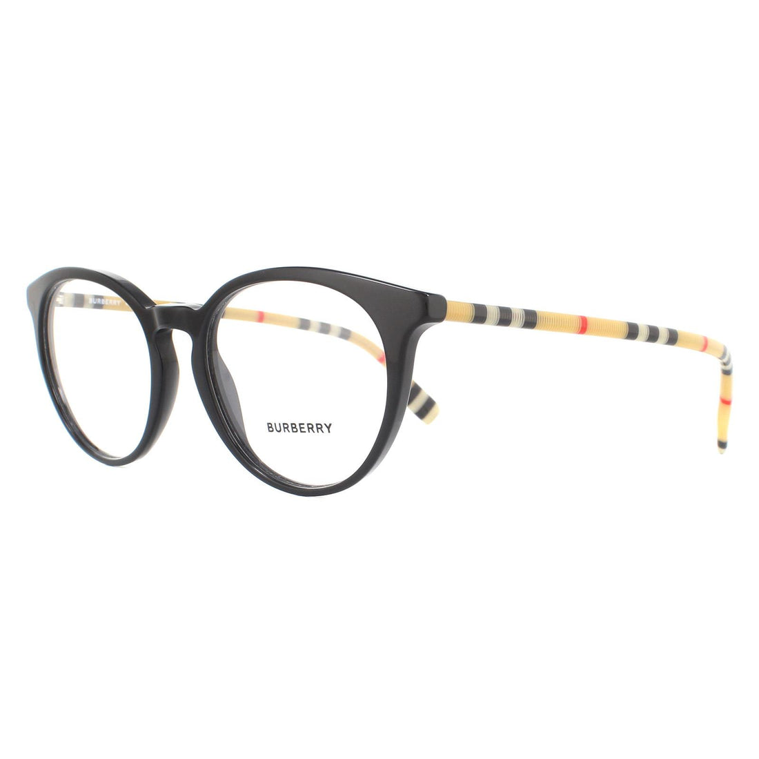 Burberry Glasses Frames BE2318 3853 Black with Burberry Check