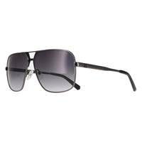 Guess Sunglasses GU00070 08B Shiny Gunmetal Smoke Grey Gradient
