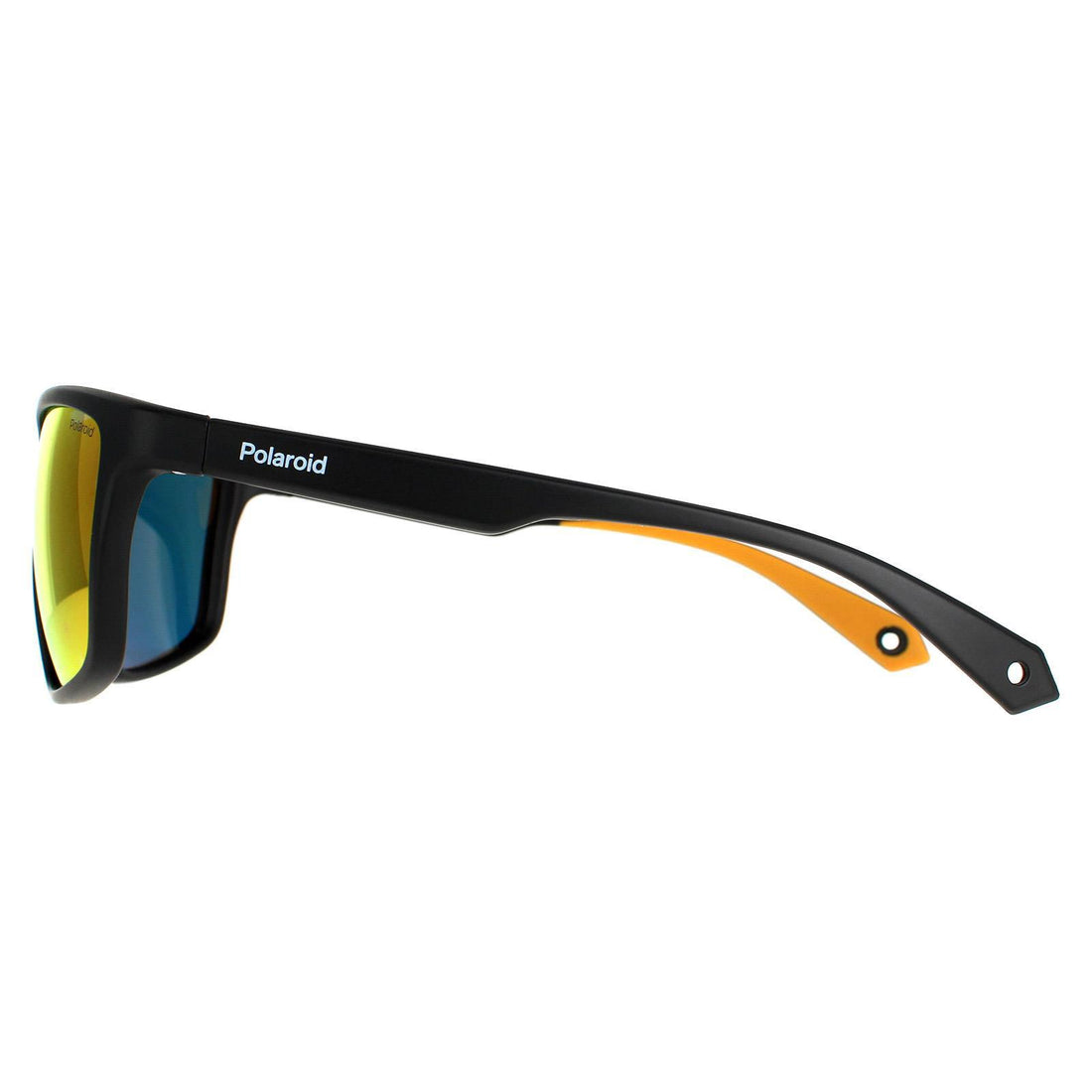 Polaroid Sunglasses PLD 7040/S 71C OZ Black Yellow Red Mirror Polarized