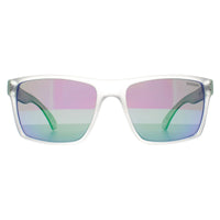 Superdry Sunglasses Kobe 183 Crystal and Green Green Mirror
