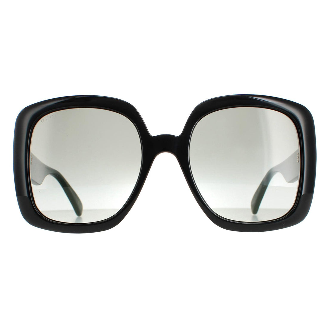 Gucci Sunglasses GG0713S 006 Shiny Black Grey Nylon Gradient