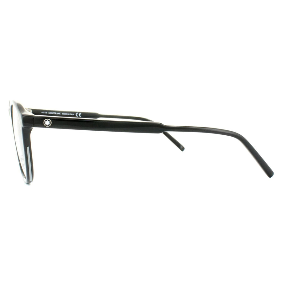 Mont Blanc Glasses Frames MB0613 001 Shiny Black