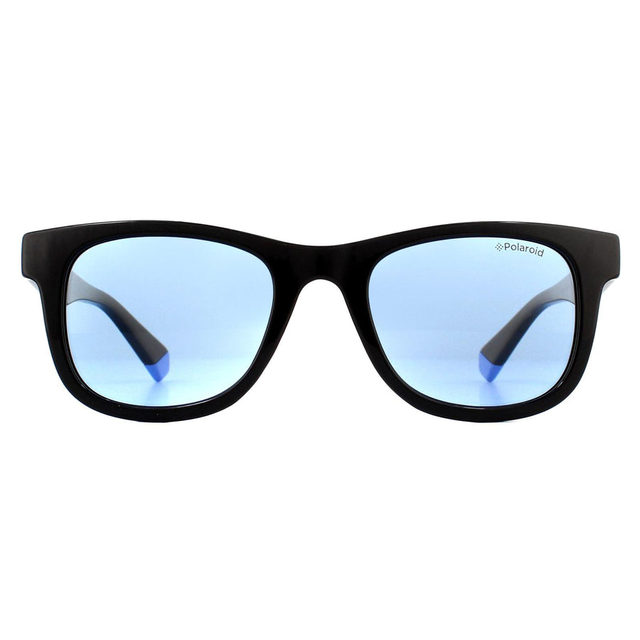 Polaroid Kids PLD 8009/N/NEW Sunglasses Black Blue / Blue Polarized