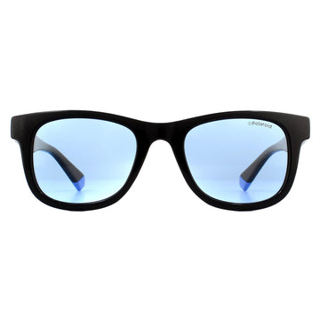 Polaroid Kids Sunglasses 8009/N/NEW D51 C3 Black Blue Blue Polarized