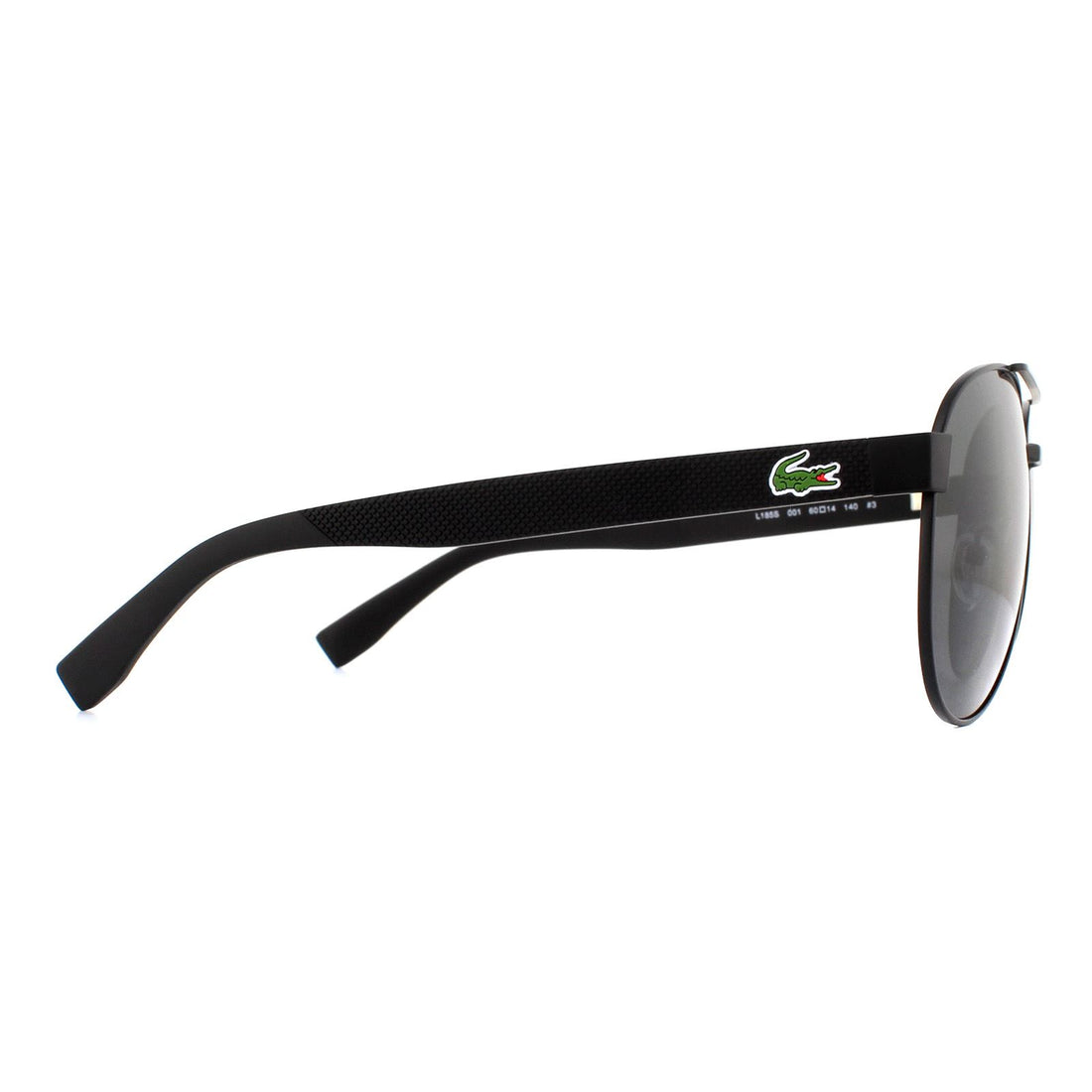 Lacoste Sunglasses L185S 001 Matte Black Grey
