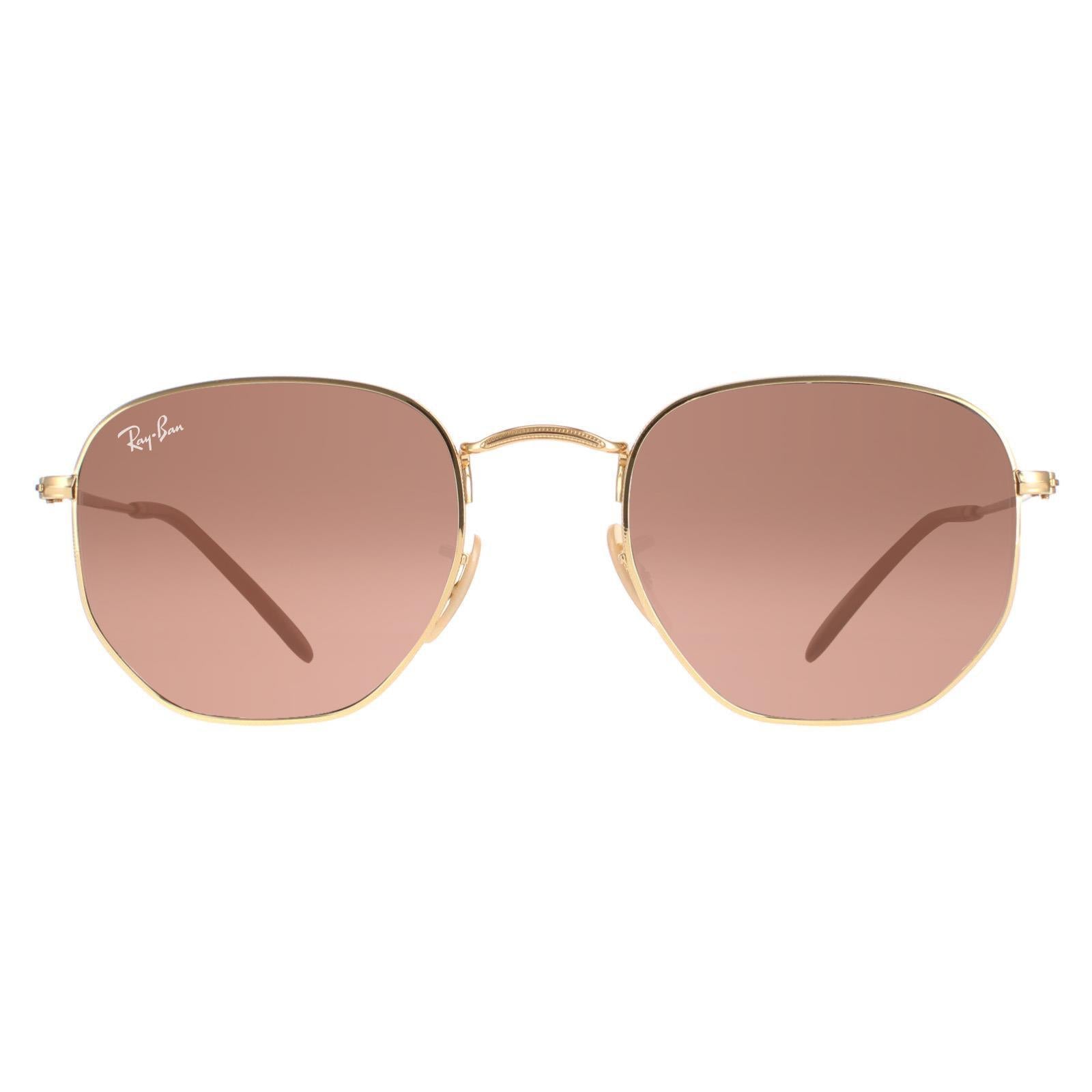 Sunglasses Hexagonal RB3548N Polished Gold Gradient