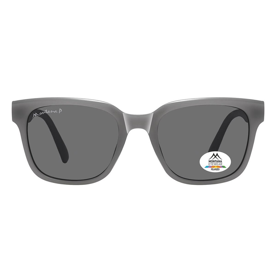 Montana Sunglasses MP54 C Shiny Grey Cream Grey Polarized