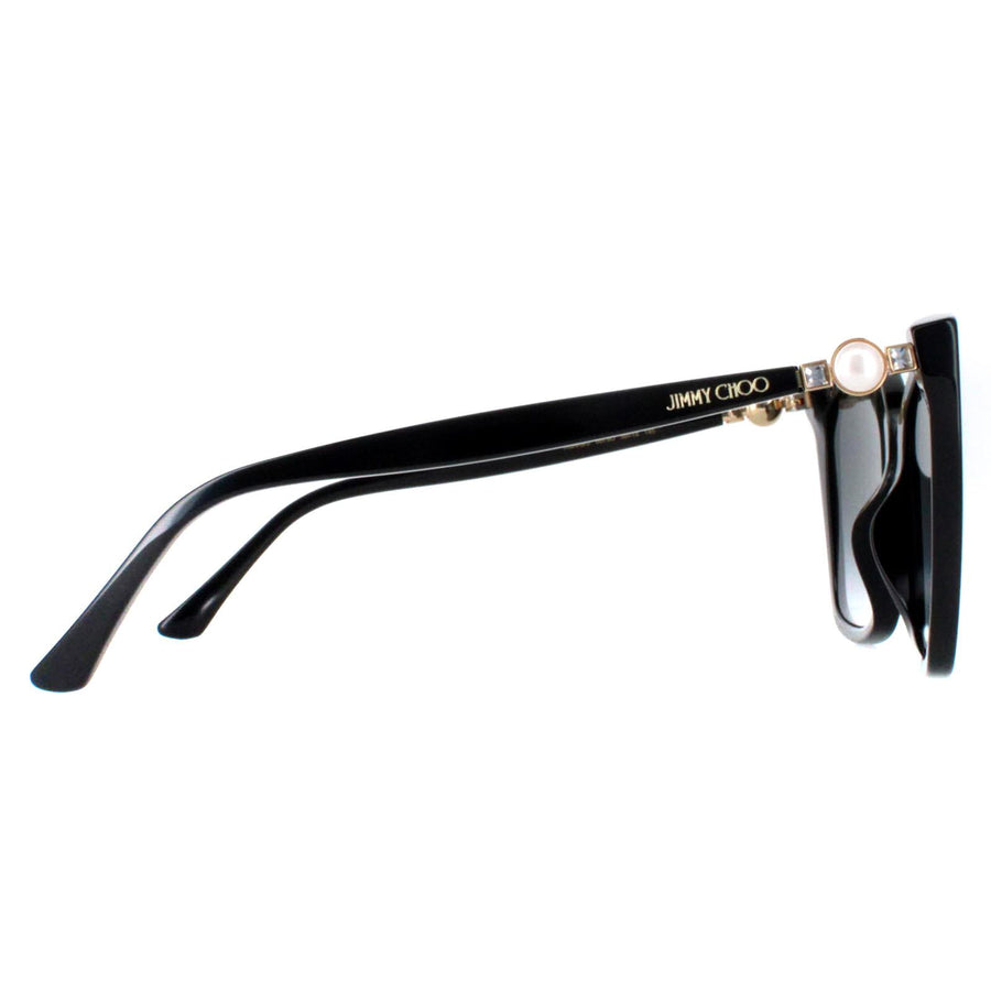 Jimmy Choo Sunglasses RUA/G/S 807 9O Black Grey Gradient