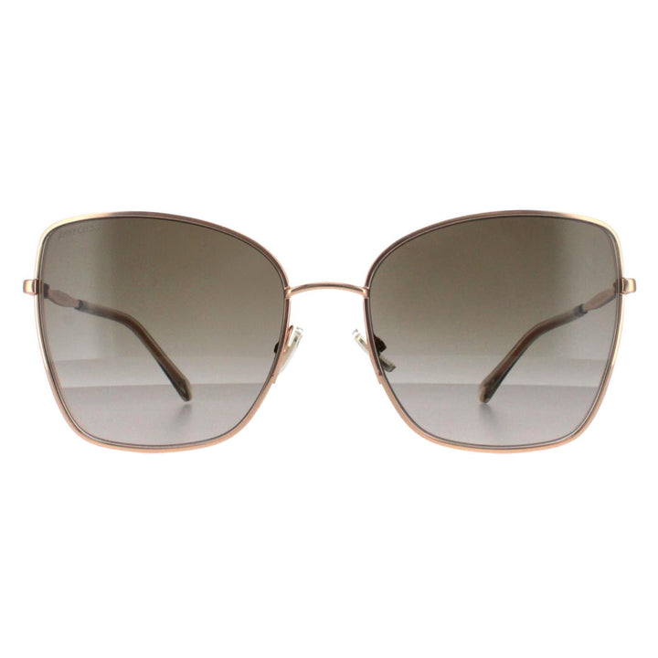 Jimmy Choo Sunglasses ALEXIS/S DDB HA Copper Gold Grey Gradient