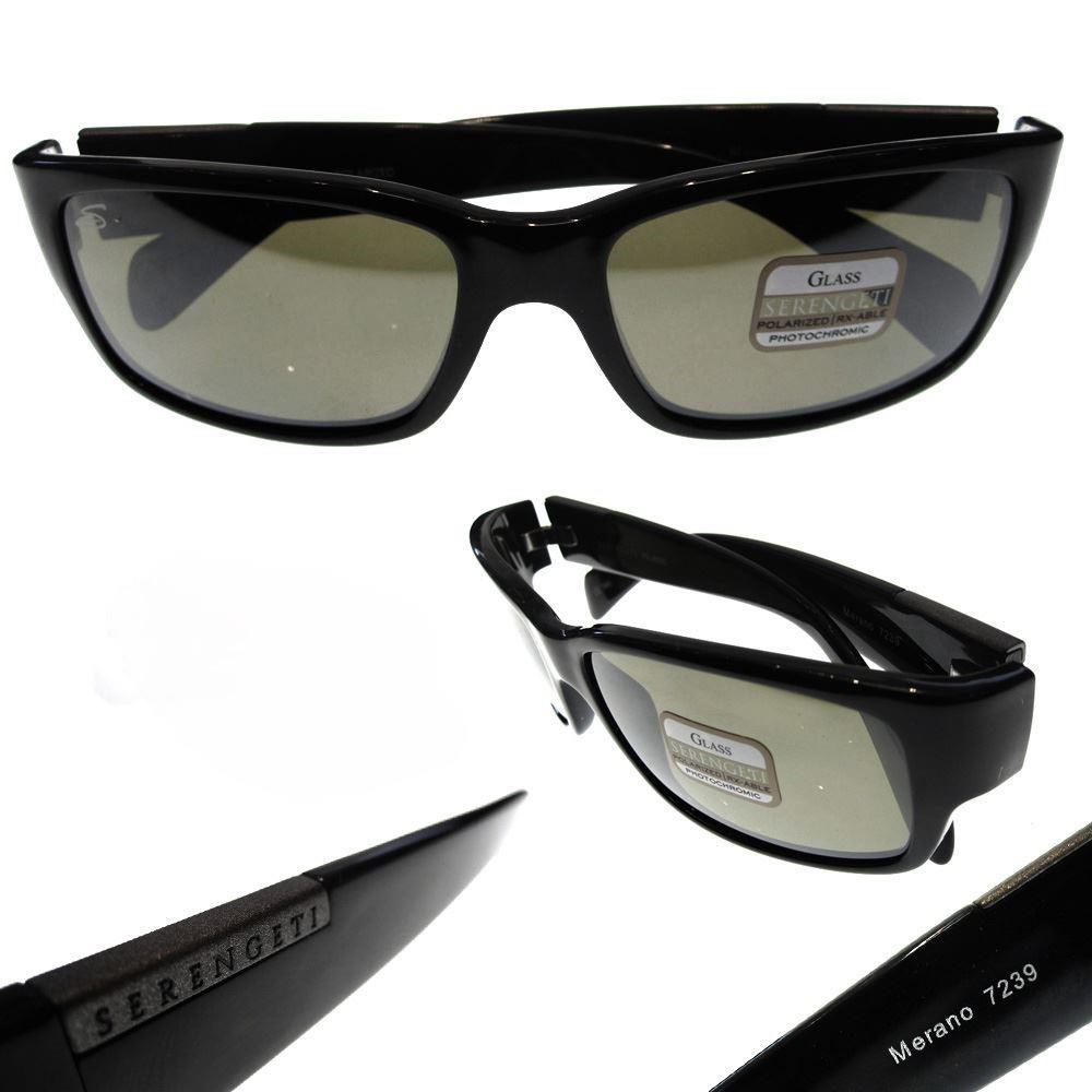 Serengeti Sunglasses Merano 7239 Black 555NM Polarized
