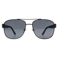 Polo Ralph Lauren Sunglasses PH3122 915781 Matte Dark Gunmetal Grey Polarized