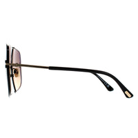 Tom Ford Sunglasses Warren FT0867 01B Shiny Black Smoke Gradient