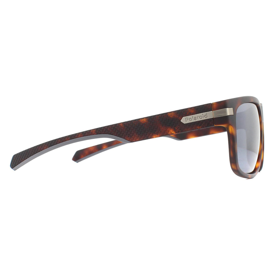Polaroid Sunglasses PLD 2066/S N9P EX Matte Havana Silver Mirror Polarized