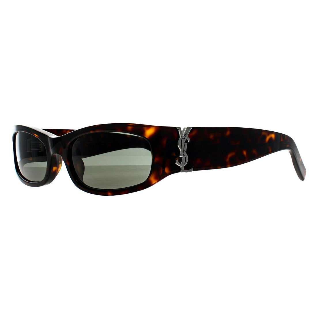 Saint Laurent Sunglasses SL M152 002 Dark Spotted Havana Grey