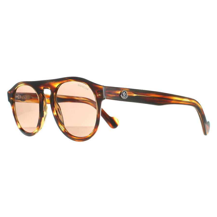 Moncler Sunglasses ML0073 50E Dark Brown Brown
