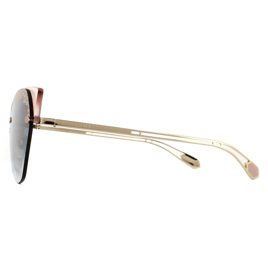 Bvlgari Sunglasses BV6107 205011 Pink Transparent Grey Gradient