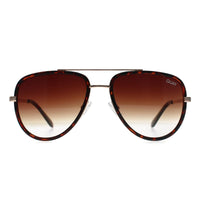 Quay Sunglasses All in Mini TORT Tortoise Gold Brown Gradient