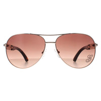 Guess Sunglasses GU7295 H73 Gold Brown Gradient