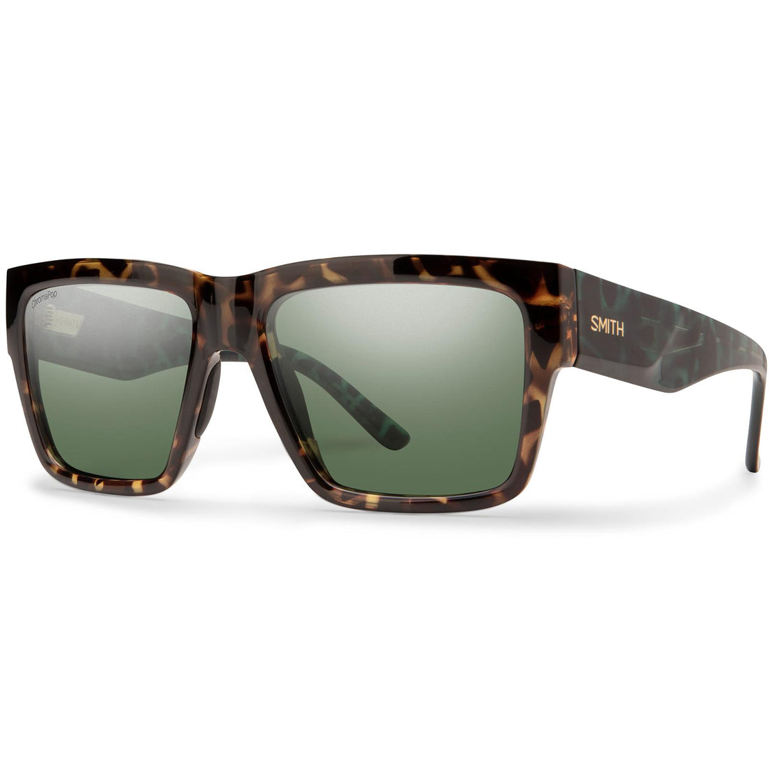 Smith Sunglasses Lineup D1U L7 Alpine Tortoise ChromaPop Polarized Green