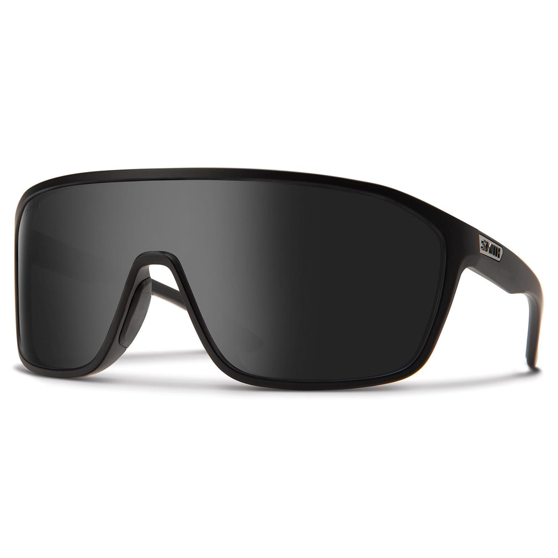 Smith Sunglasses Boomtown 003 X6 Matte Black ChromaPop Red Multilayer