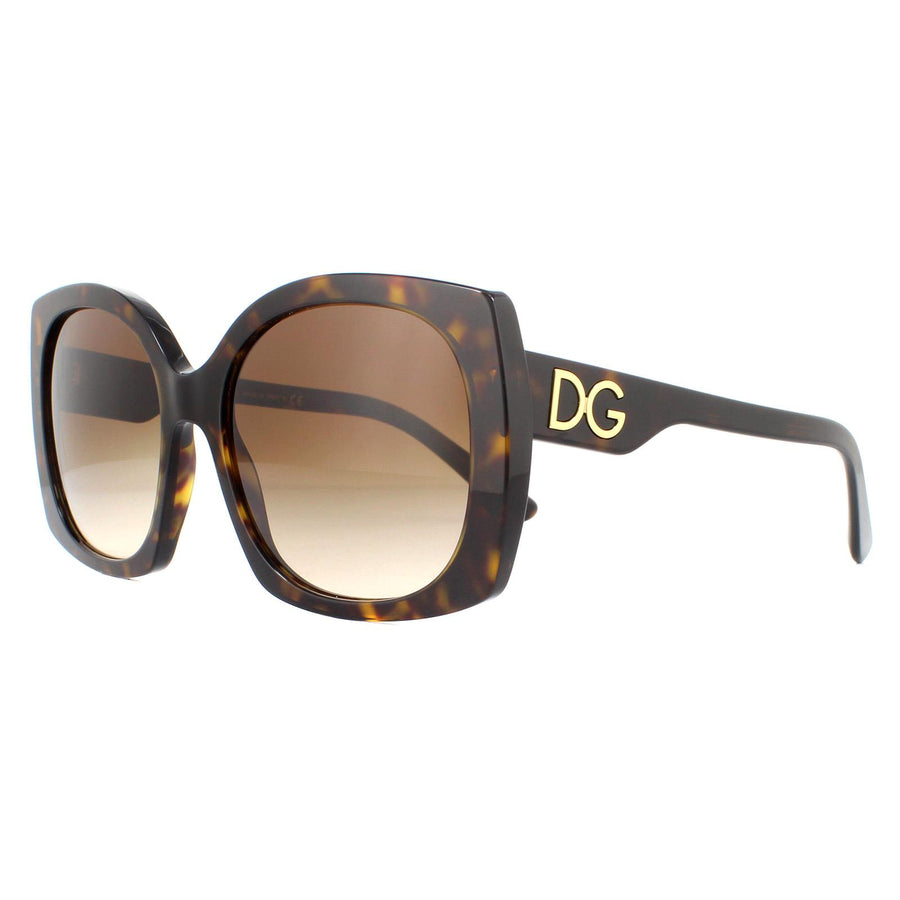 Dolce & Gabbana Sunglasses DG4385 502/13 Havana Brown Gradient Dark Brown