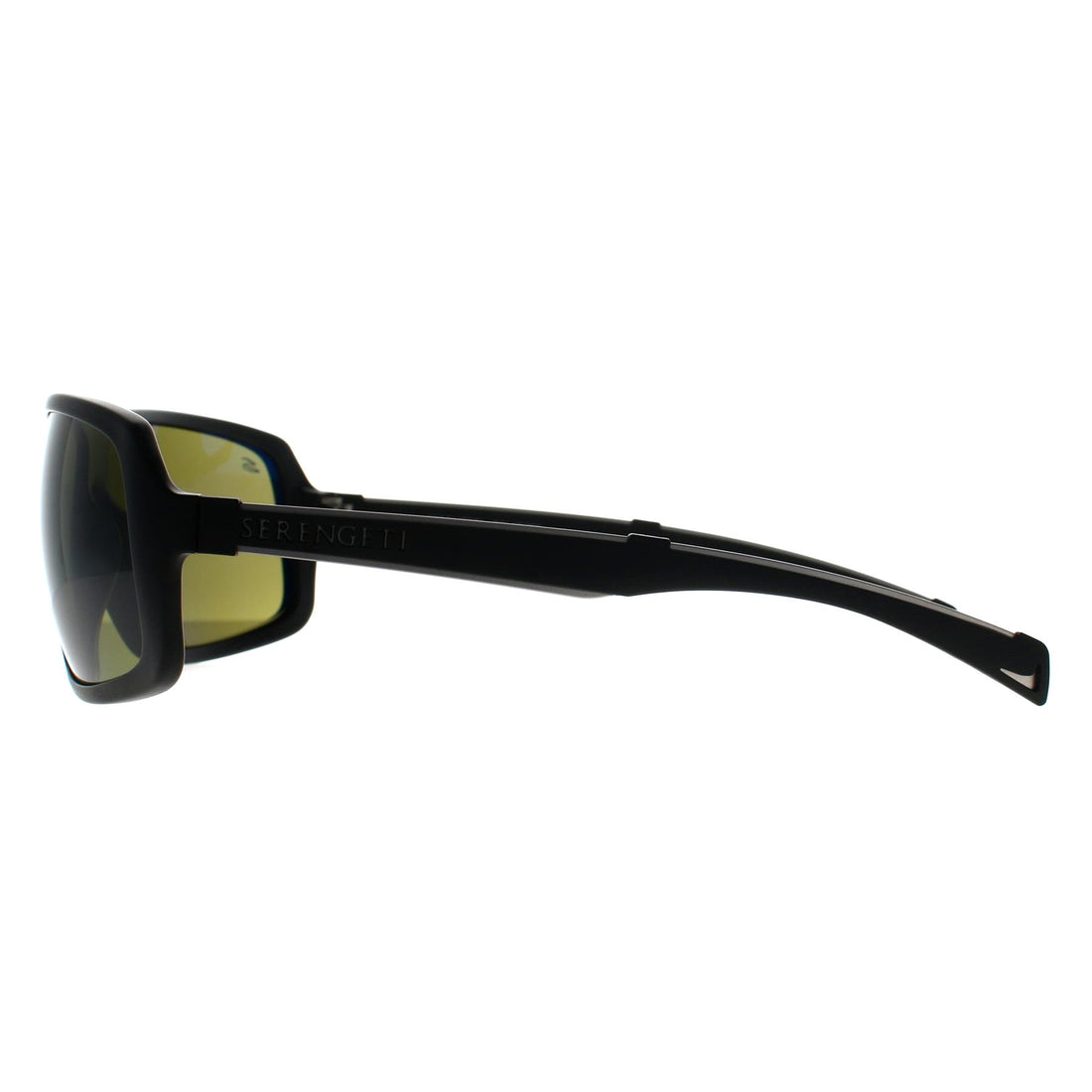 Serengeti Sunglasses Alassio 8099 Satin Black Polarized Photochromic 555NM