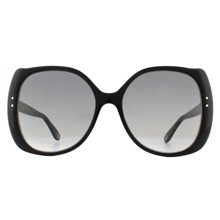 Gucci Sunglasses GG0472S 001 Black Light Grey Gradient