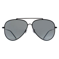 Ray-Ban RB0101S Aviator Reverse Sunglasses Black Silver Mirror