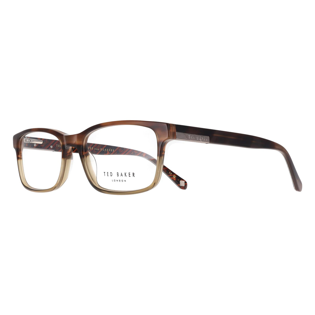 Ted Baker Glasses Frames TB8251 Garrick 118 Brown Horn Men