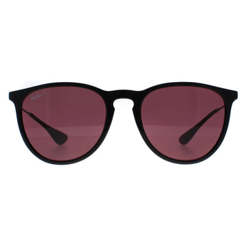 Ray-Ban Sunglasses Erika 4171 601/5Q Black Violet Mirror Polarized