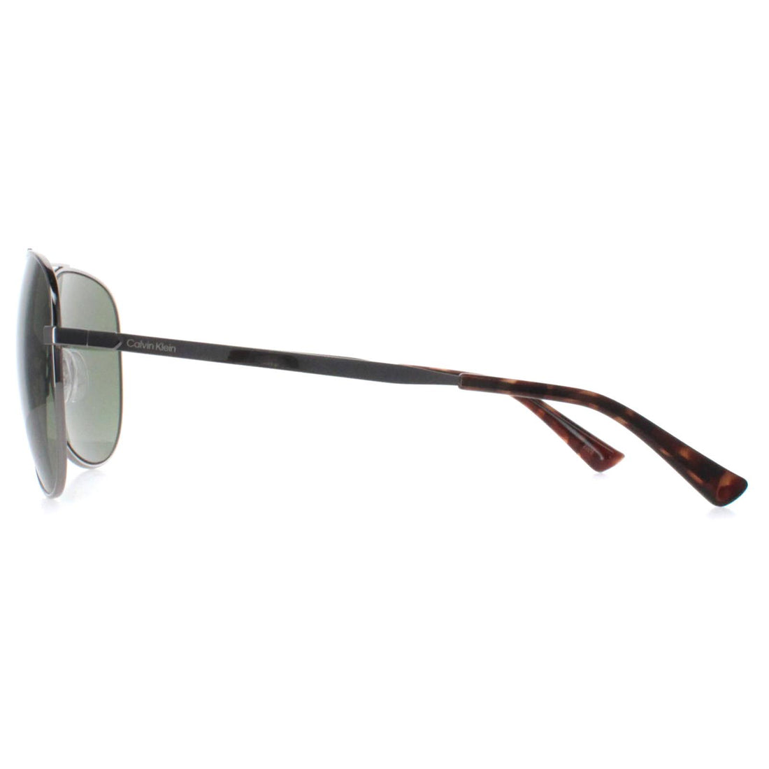 Calvin Klein Sunglasses CK22124S 051 Light Ruthenium Green