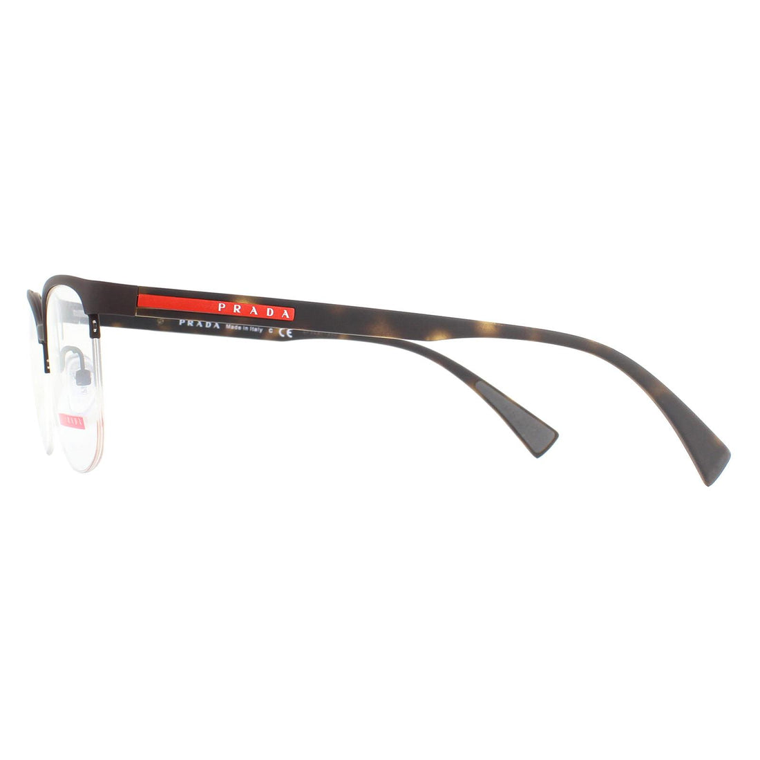 Prada Sport Glasses Frames PS51IV VY21O1 Brown Rubber Men