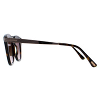 Tom Ford Sunglasses 0575 Anna 52G Dark Havana Brown Mirror
