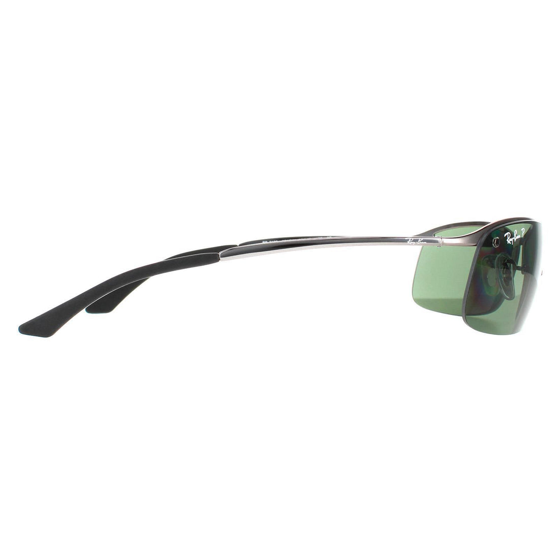 Rayban Sunglasses Top Bar 3183 Gunmetal Polarized Green 004/9A