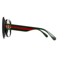 Gucci Sunglasses GG0713S 006 Shiny Black Grey Nylon Gradient