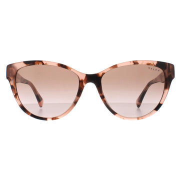 Ralph by Ralph Lauren Sunglasses RA5299U 605813 Shiny Pink Havana Brown Gradient