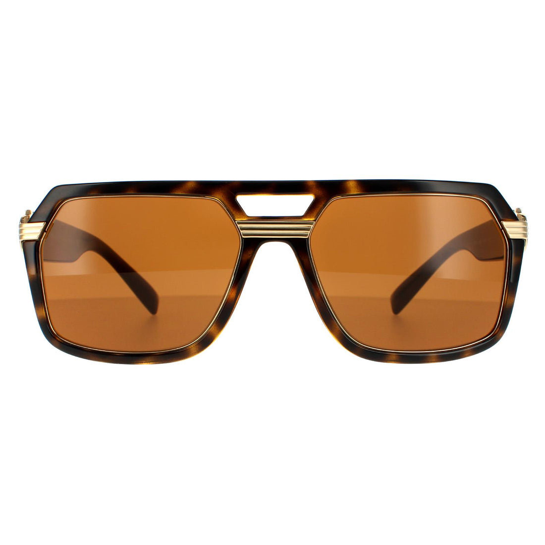 Versace VE4399 Sunglasses Havana / Dark Brown