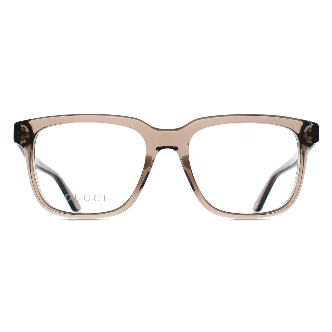 Gucci Glasses Frames GG2131O 007 Transparent Brown Men
